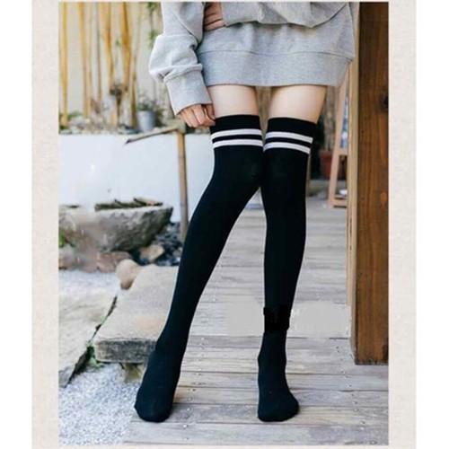 Tất len qua đầu gối cá tính teen teen cho nữ