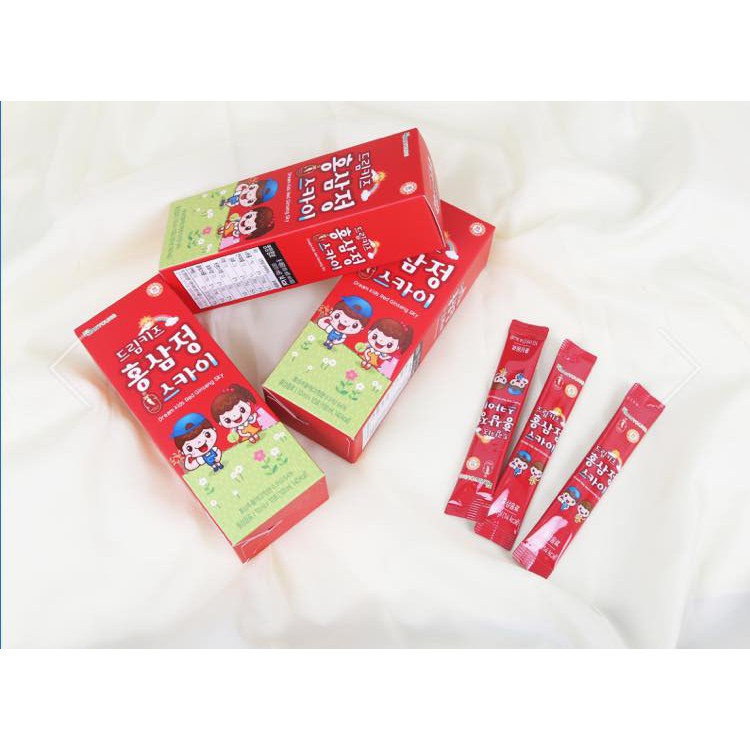 Nước Uống Hồng Sâm Dream Kids Red Ginseng Sky Hộp 30 gói x 10ml - Hàn Quốc