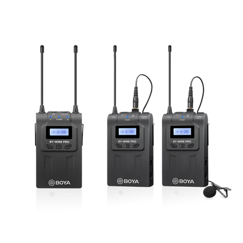 Phụ Kiện Thu Âm Chuyên Nghiệp BOYA Wireless Microphone System BY-WM8 Pro-K2 - Hàng Chính Hãng