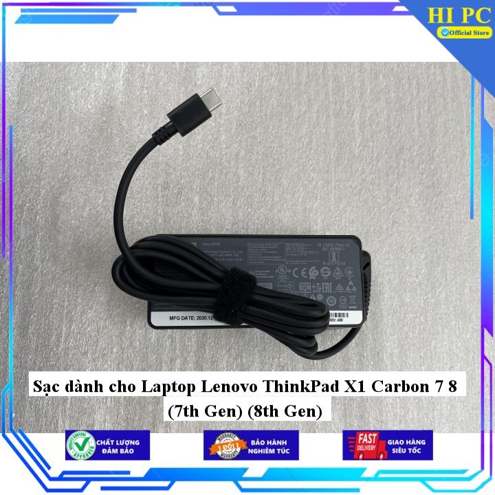 Sạc dành cho Laptop Lenovo ThinkPad X1 Carbon 7 8 - Kèm Dây nguồn - Hàng Nhập Khẩu
