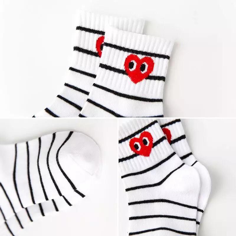 Set tất trẻ em hình trái tim