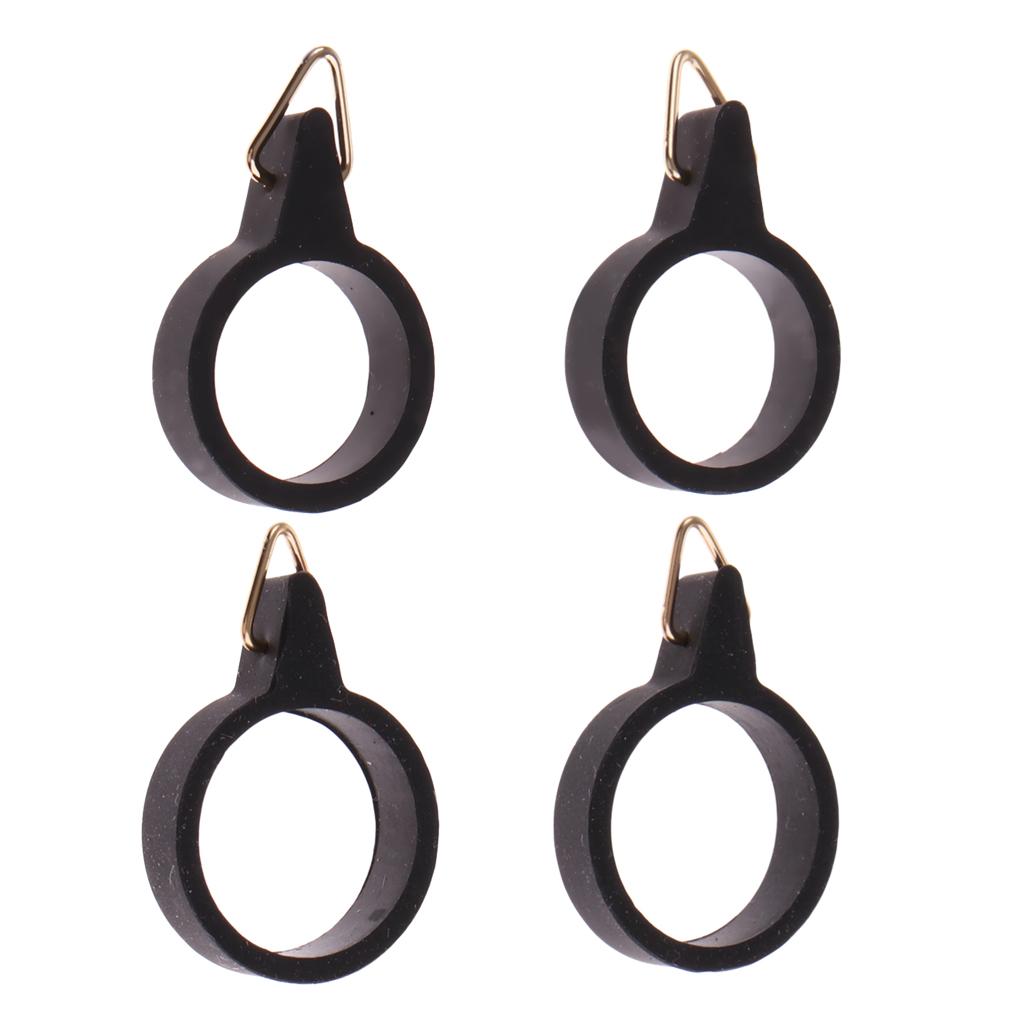 4pcs  Fishing Rod Hook Keeper Small Fishing Tools Gear Accessories