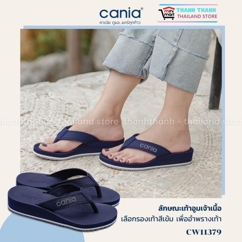 Dép nữ xỏ ngón đế cao Thái Lan CANIA CW 11379 dép nữ đi nhẹ, êm chân