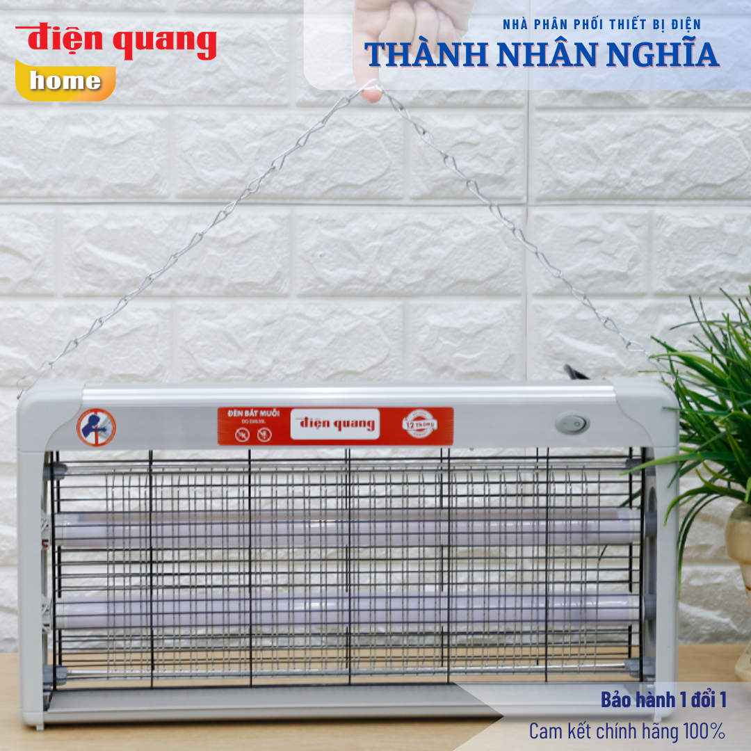 Đèn bắt muỗi Điện Quang ĐQ EML04L (640x65x250mm) - Công suất 10w, Phạm vi sử dụng 50m2