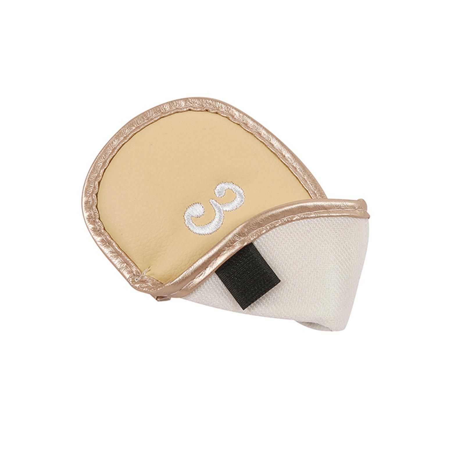 Golf Iron Head Covers, Golf Iron Headcovers, Modern Anti Scratch, Outdoor PU Leather Golf Club Head Cover for Equipment Golfer Travel Transport