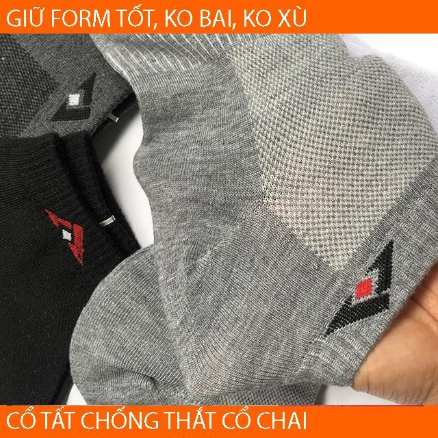 COMBO 10 Đôi Tất Nam Cổ Ngắn T&T Chất Đẹp, Khử Mùi, Thấm Hút Mồ Hôi, Chống Hôi Chân