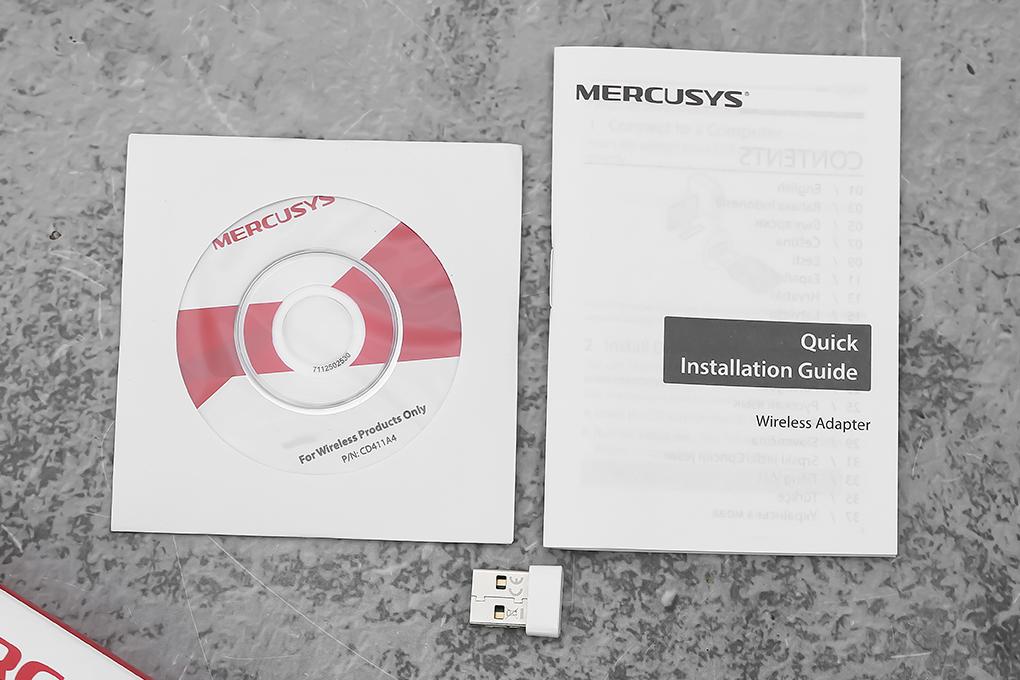 USB Wifi 150 Mbps Mercusys MW150US Trắng - Hàng chính hãng