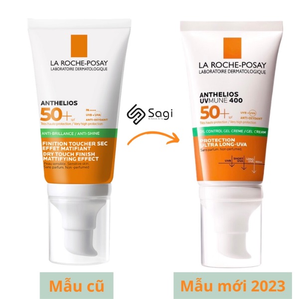 Kem Chống Nắng Làm Đều Màu Da, Kiểm Soát Bóng Nhờn Cho Da Nhạy Cảm La Roche-Posay Anthelios XL Tinted Dry Touch Gel - Cream (50ml) - TẶNG MÓC KHÓA