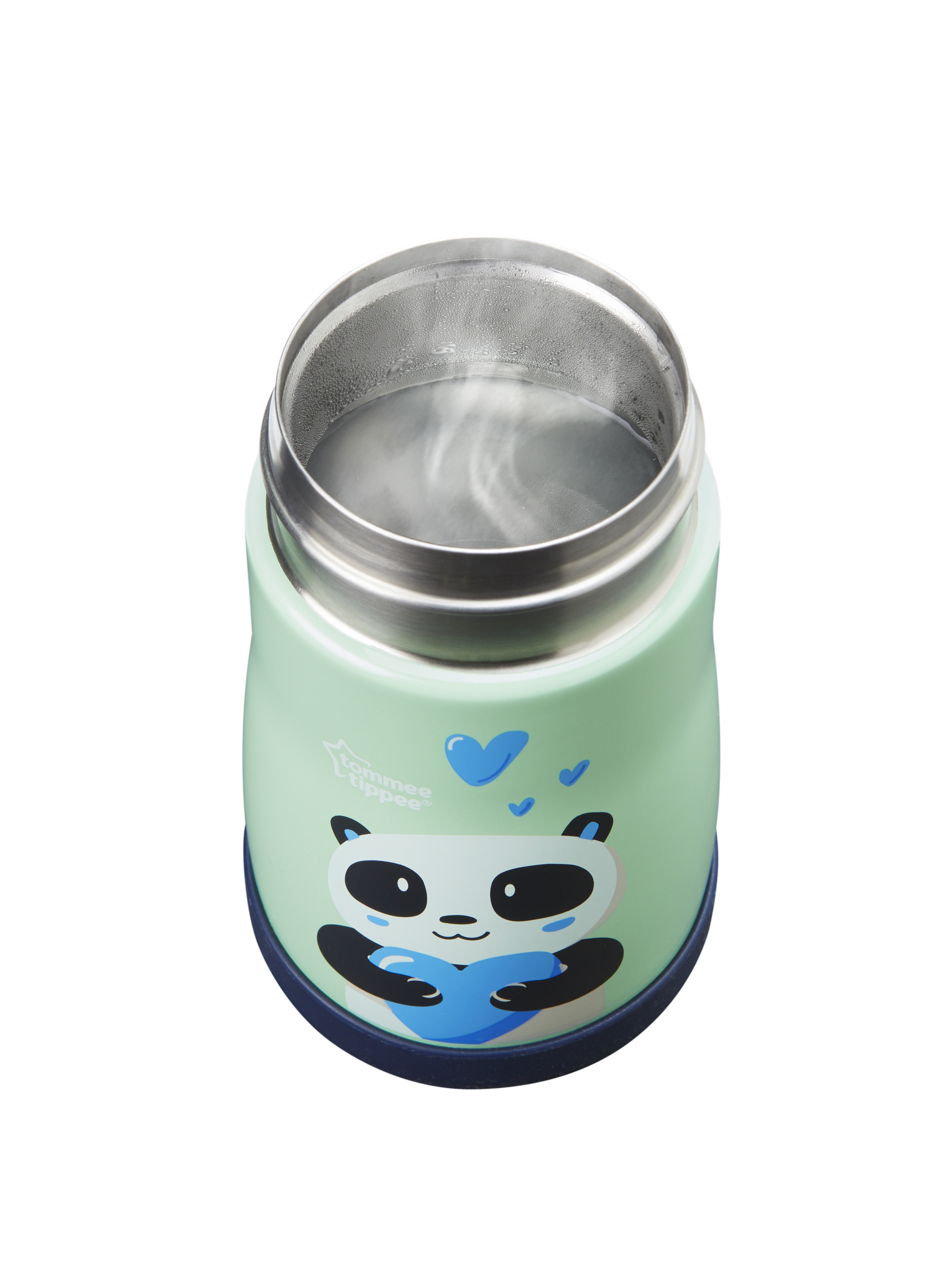 Bình uống nước Inox giữ nhiệt có ống hút và tay cầm cho bé Tommee Tippee 280ml từ 12 tháng
