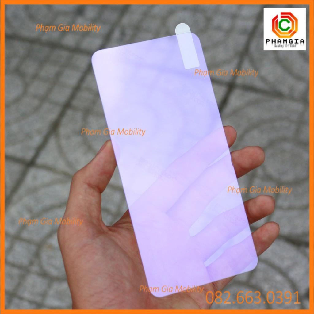 Kính cường lực dẻo nano cho vsmart active 3 9H ánh tím bảo vệ mắt,, không viền, full 98%