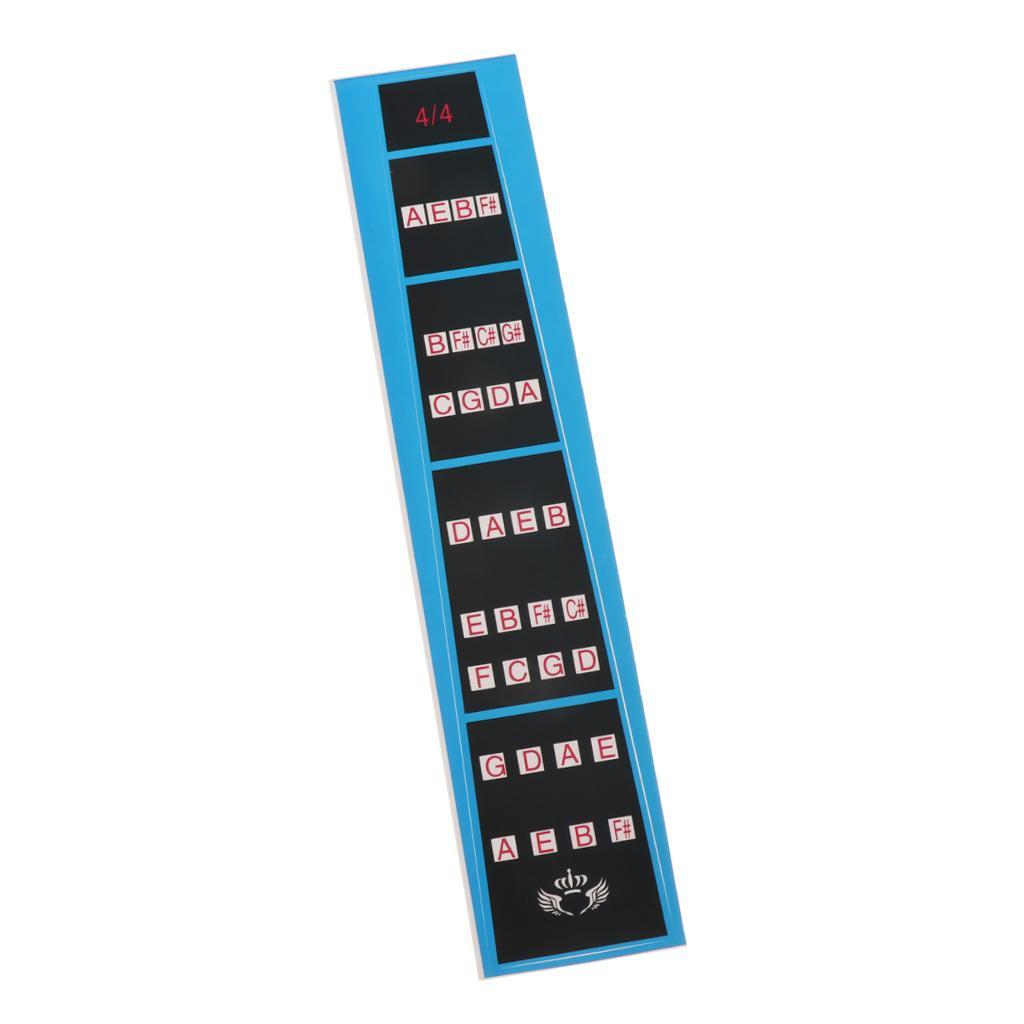 Violin Chart Finger Sticker Guide Intonation Chart for Violin Parts