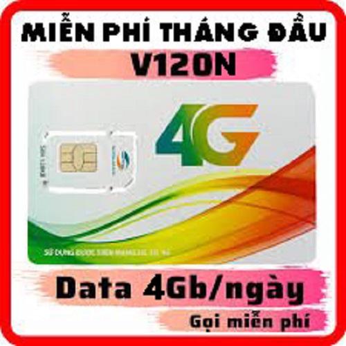 Sim 4G Viettel V120 Đầu Số Cổ 09 Tặng Tháng Đầu Tiên - Hàng Chính Hãng