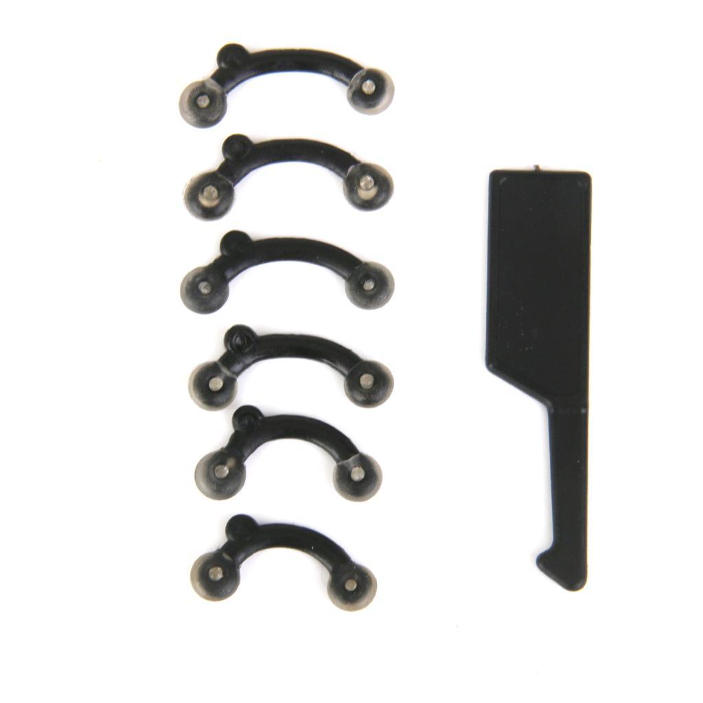 2 Pack Plastic Nose Shaper Nose Bridge Higher Straightening Clip Hook Set