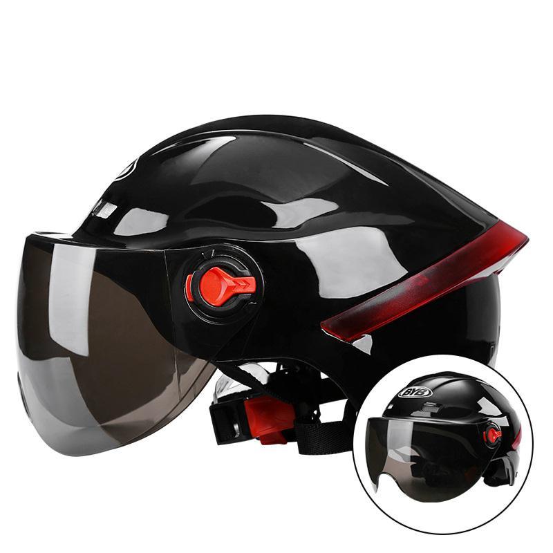 Mũ bảo hiểm xe máy có kính chống tia UV 2021