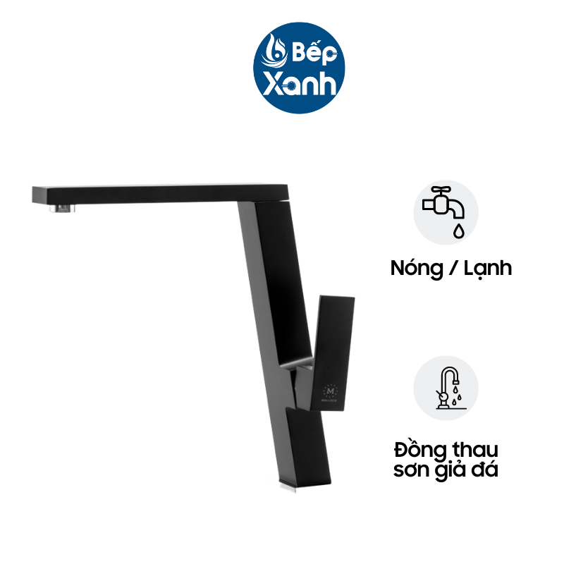 Vòi chậu rửa chén Malloca K131BL - Hàng Chính Hãng