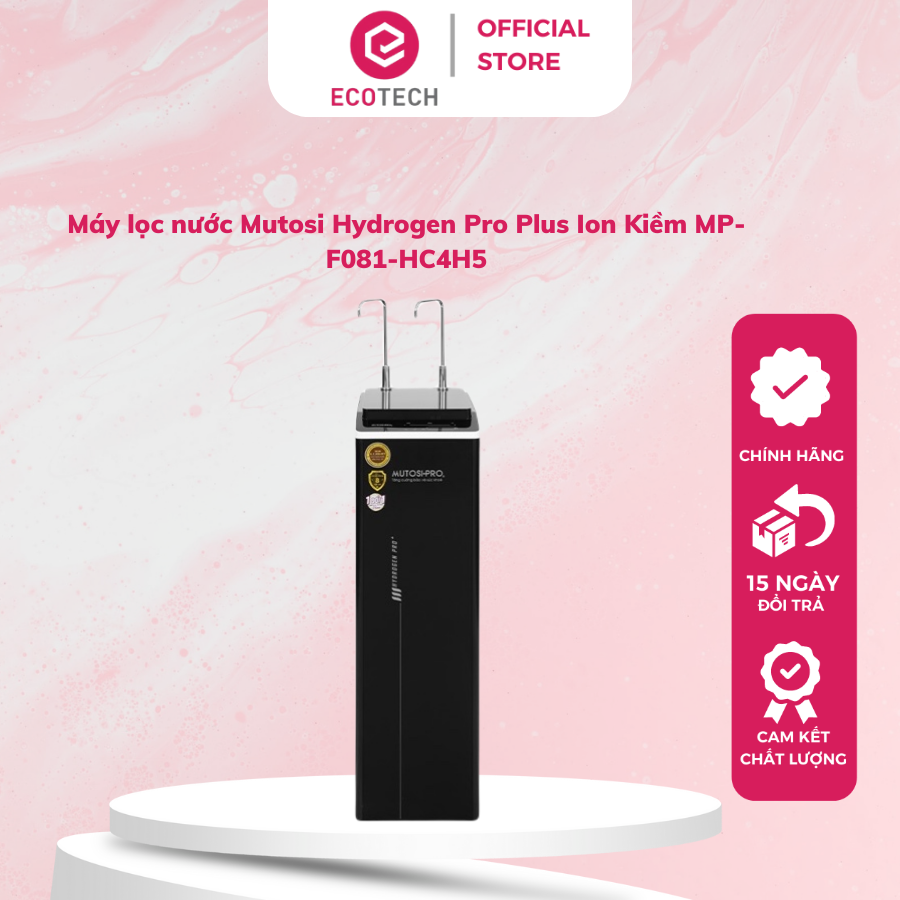 [MIỄN PHÍ LẮP ĐẶT] Máy lọc nước Mutosi Hydrogen Pro Plus Ion Kiềm MP-F081-HC4H5 hàng chính hãng