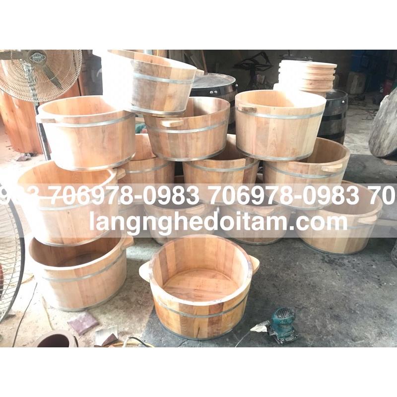Chậu gỗ ngâm xông mônggỗ nhập loại 1