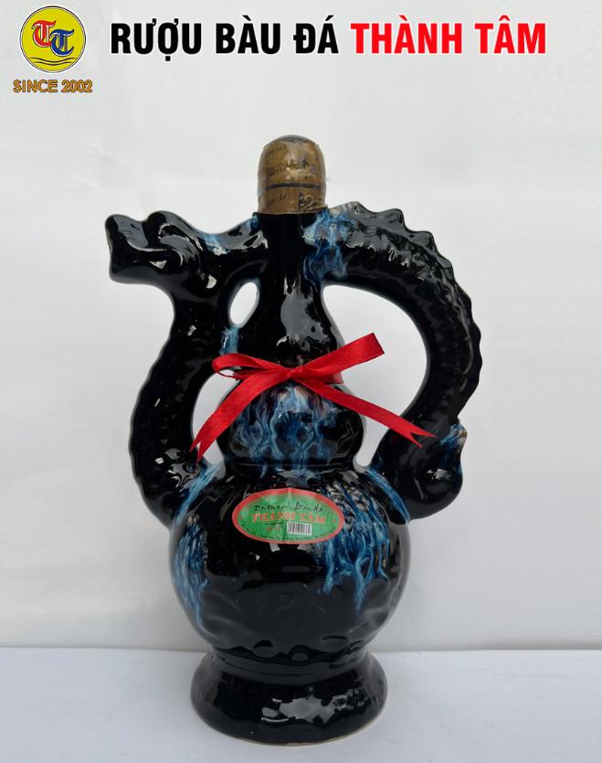 Đặc Sản Bình Định - Rượu Bàu Đá Thành Tâm BA BẦU Đậu Xanh 650ml - OCOP 3 Sao