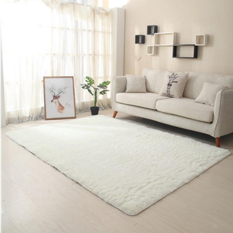 Thảm Lót Sàn Hình Chữ Nhật Dễ Thương Phong Cách Bắc Âu Trang Trí Phòng Khách / Phòng Ngủ