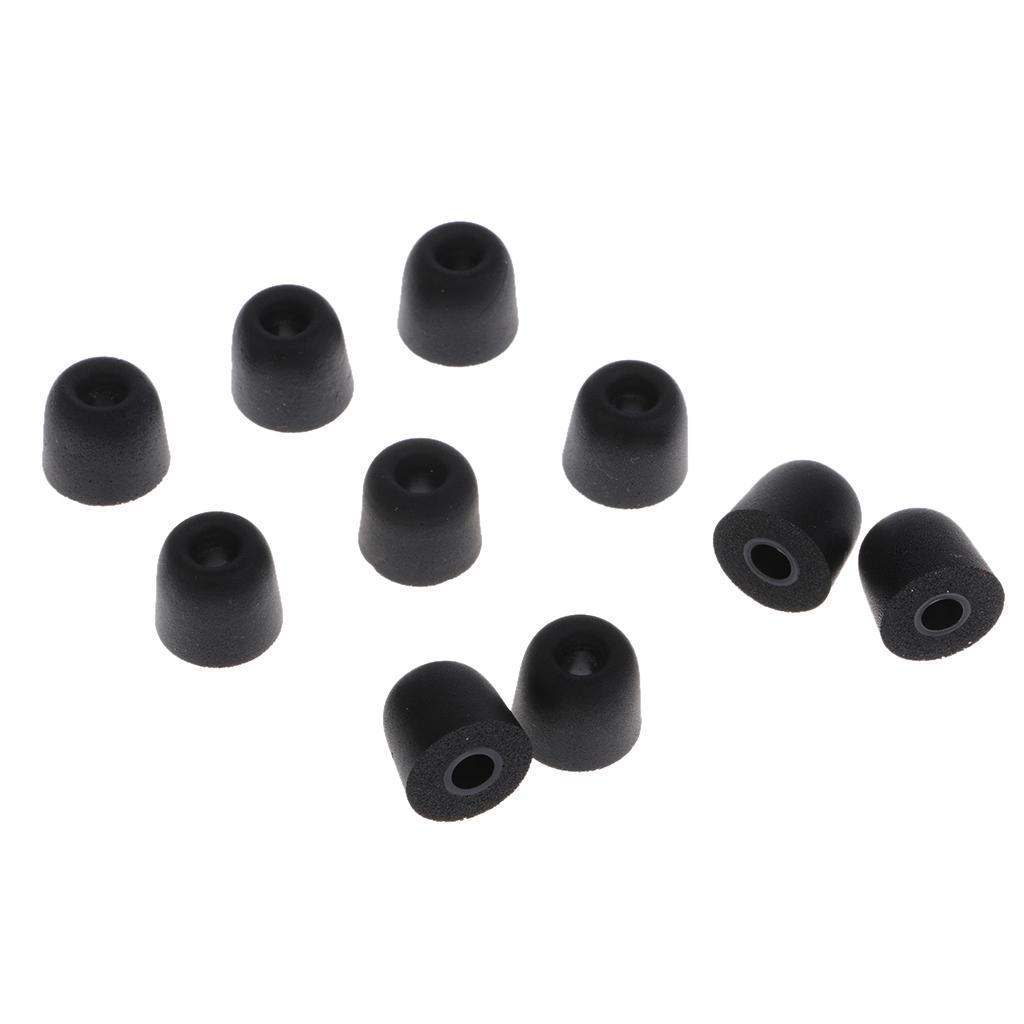 20 Pieces 4.5mm Eartips Bud Earbud Tips Memory Foam For Earphone InEar