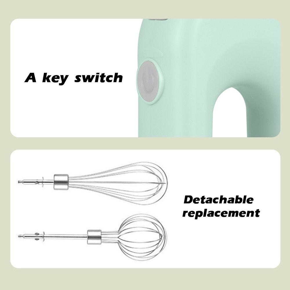 Portable Handheld Home Kitchen Butter Mixer Tool Cordless Electric Whisk for Home Baking Kitchen Dessert Making