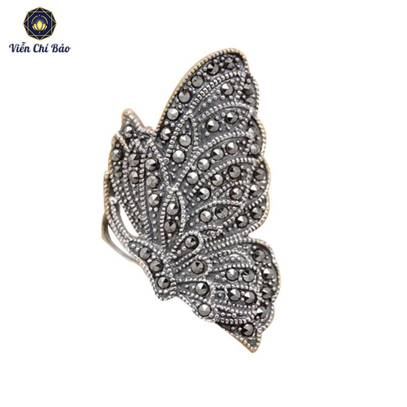 Nhẫn bạc nữ VIỄN CHÍ BẢO butterfly - N000392