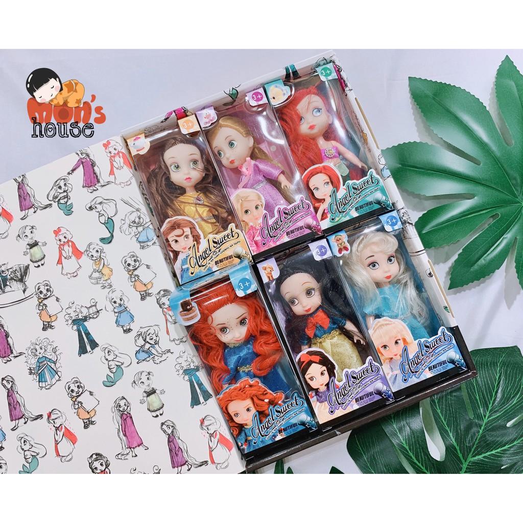 Đồ chơi cho bé SET 6 công chúa búp bê elsa