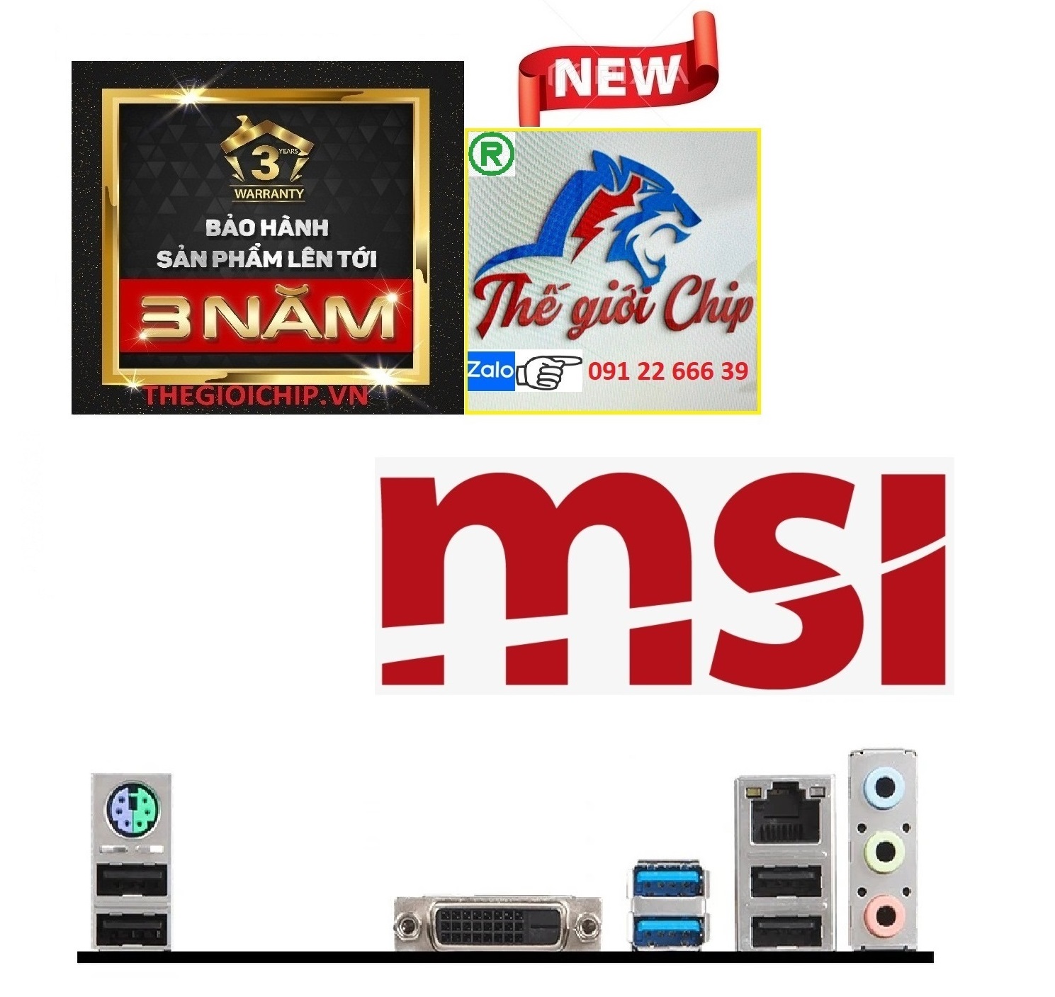 Hình ảnh Bo Mạch Chủ (Mainboard) MSI H310M PRO-D PLUS - HÀNG CHÍNH HÃNG