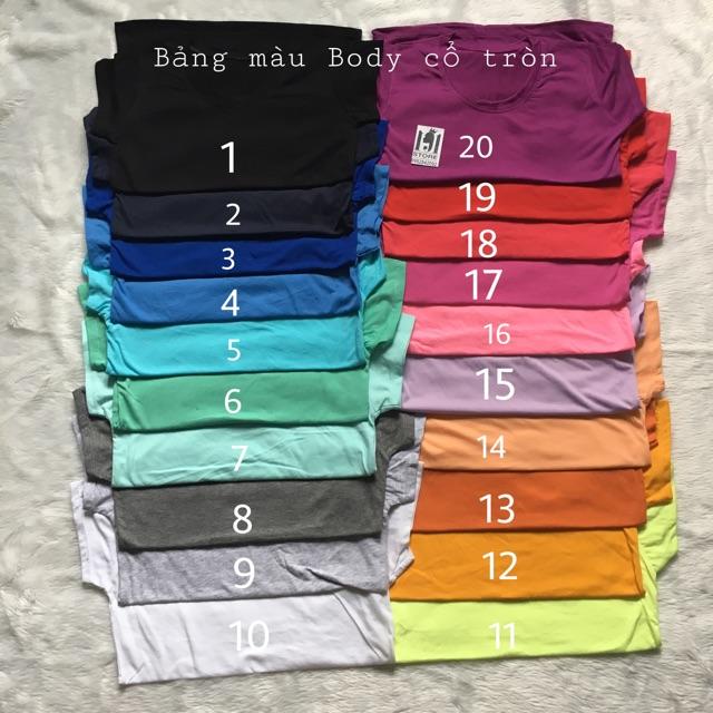 Áo Body Tay Ngắn Cổ Tròn