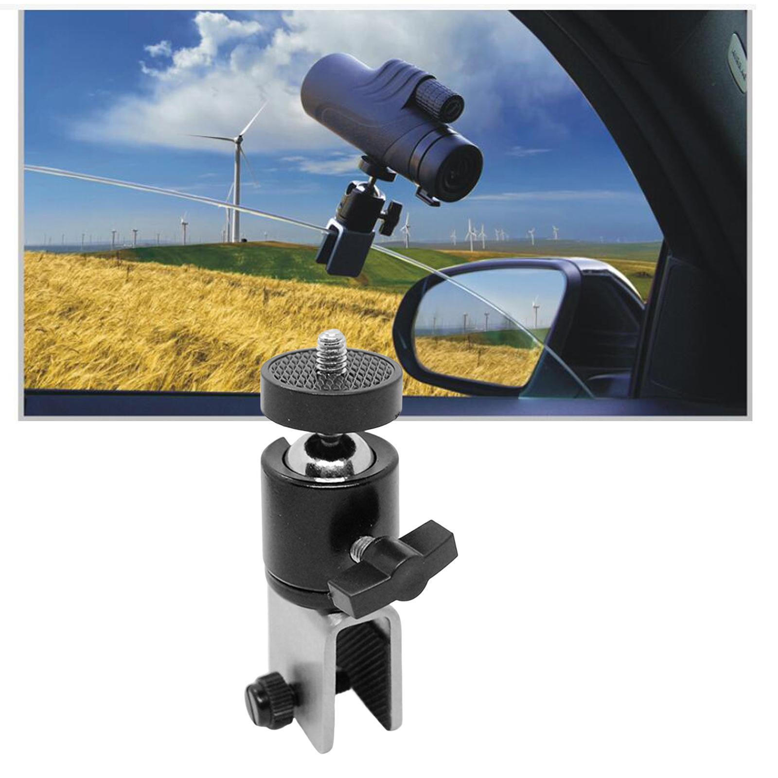 Camera Ball Head Mount 1/4 Interface for DSLR Cameras Flash Light