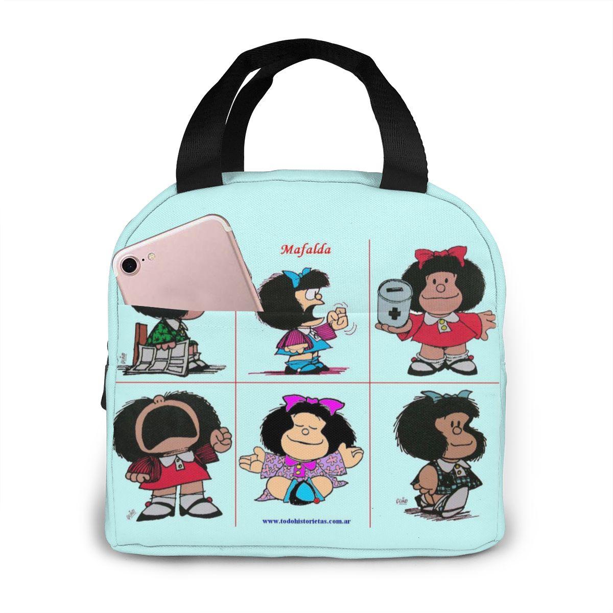 Mafalda Túi Đựng Đồ Ăn Trưa Kid Nữ Cách Điện Di Động Chống Nước Dã Ngoại Coole Túi Ăn Sáng Trường Có Thể Tái Sử Dụng Túi Đựng Thực Phẩm Mới 2021