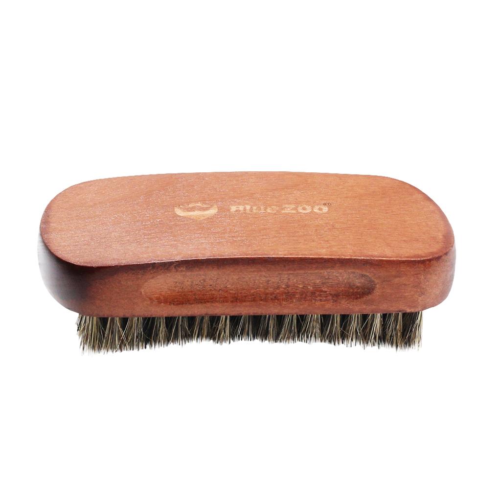Beard Mustache Facial Hair Grooming Brush for Men Barber Wood