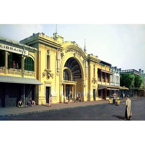 Tranh phong cảnh Hà Nội xưa - HNX035
