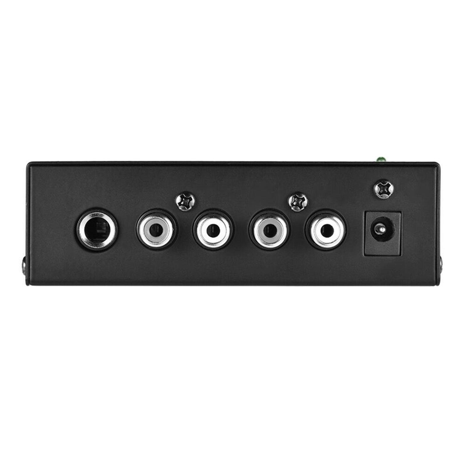 Phono Turntable Preamp DC 12V Phonograph Preamplifier for Speakers Computers