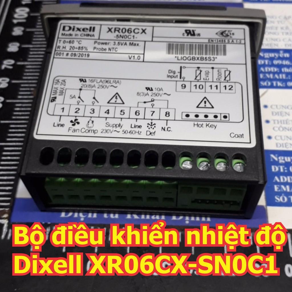 bộ điều khiển nhiệt độ kho lạnh, themostat controller DIXELL XR06CX-SN0C1