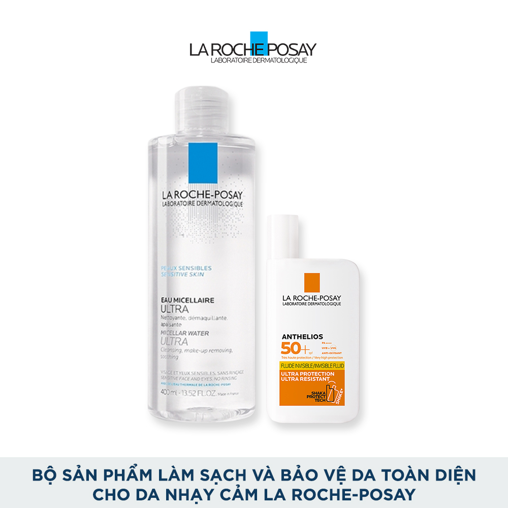 Bộ sản phẩm làm sạch và bảo vệ da toàn diện cho da nhạy cảm La Roche-Posay