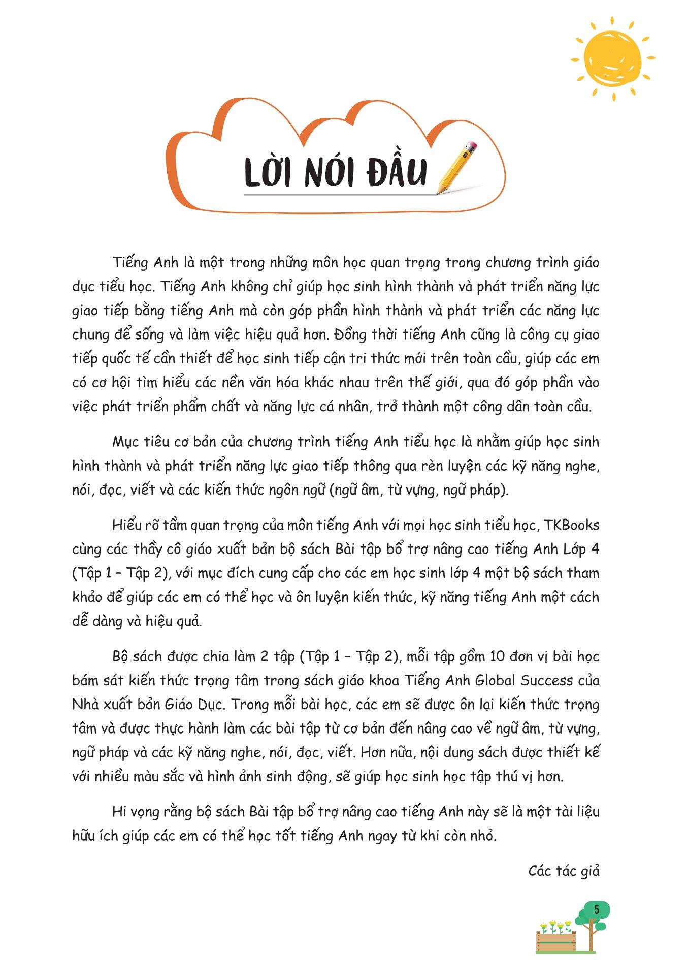 50 Đề Tăng Điểm Nhanh Tiếng Anh Lớp 4