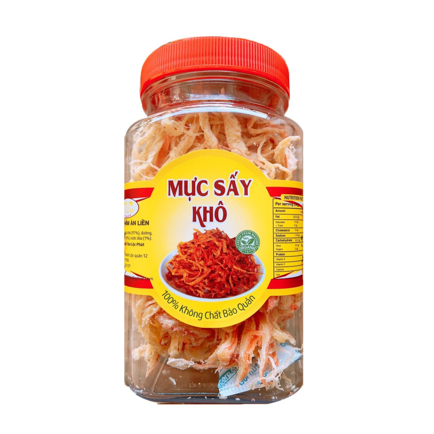 MỰC SẤY KHÔ HẤP NƯỚC TÂN LỘC PHÁT HŨ 150G