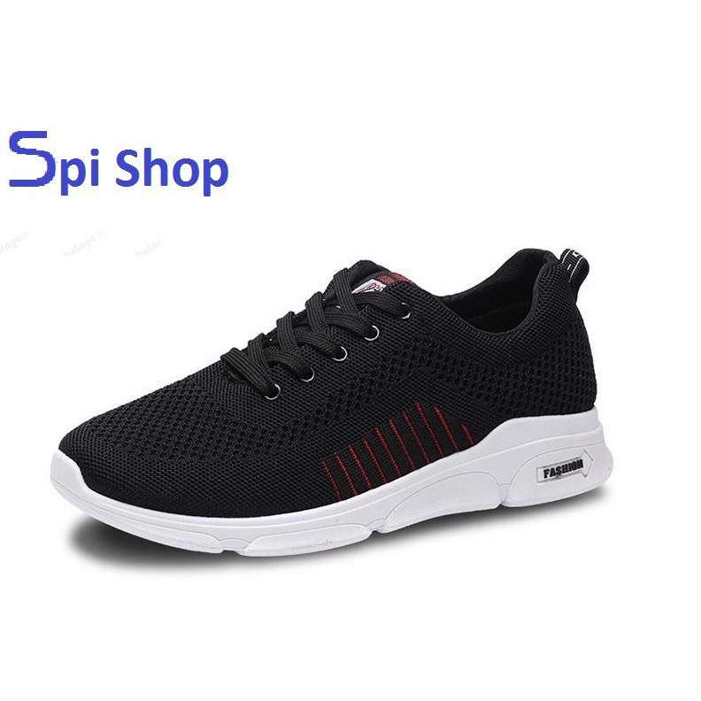 Giày nam extra Giày Thể Thao Nam Spiso SYang S6 Đen