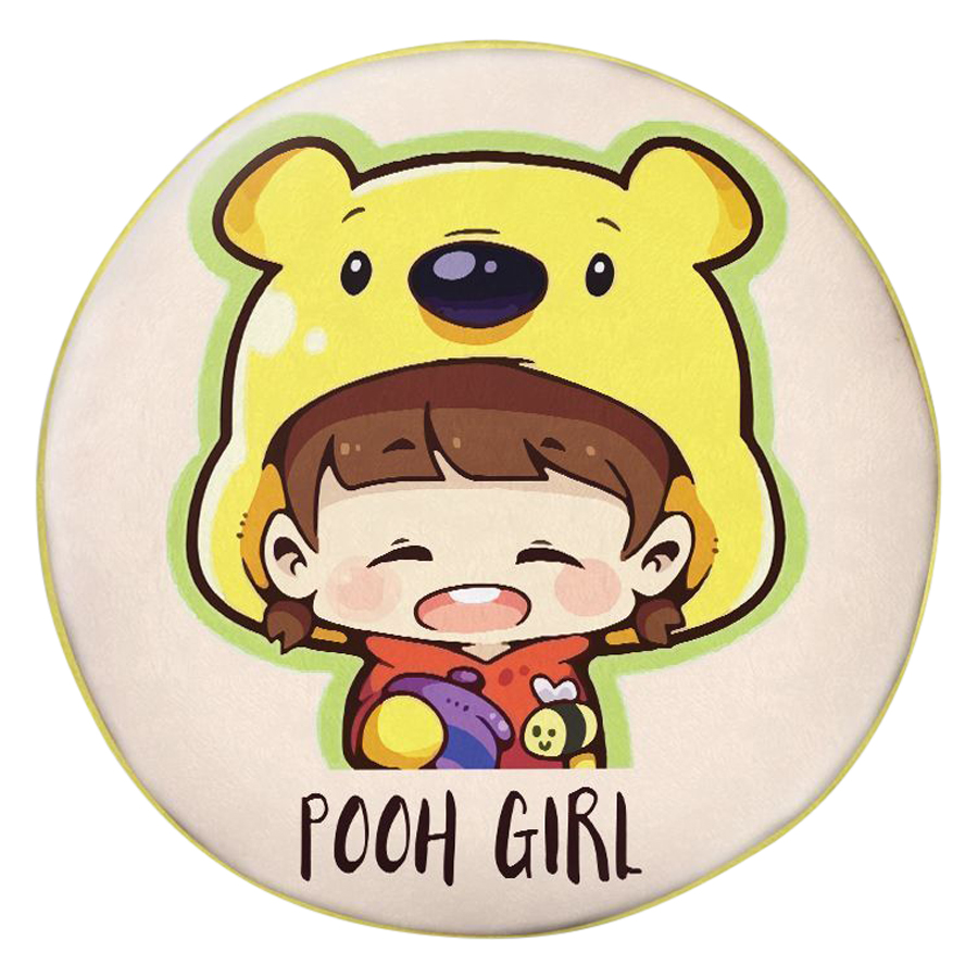 Gối tròn Cô bé gấu Pooh - GOCP163