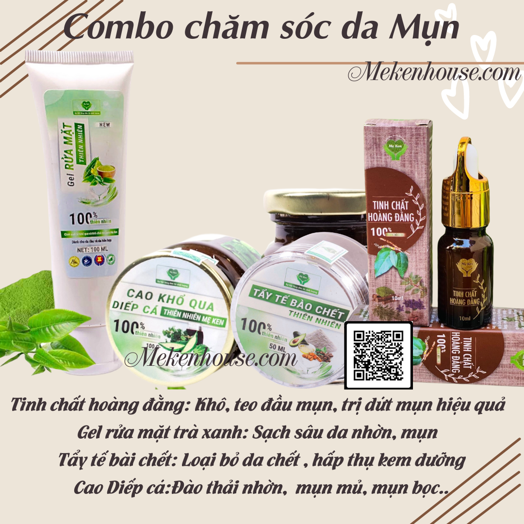Tinh Chất Hoàng Đằng MẸ KEN 10ml- Serum mụn