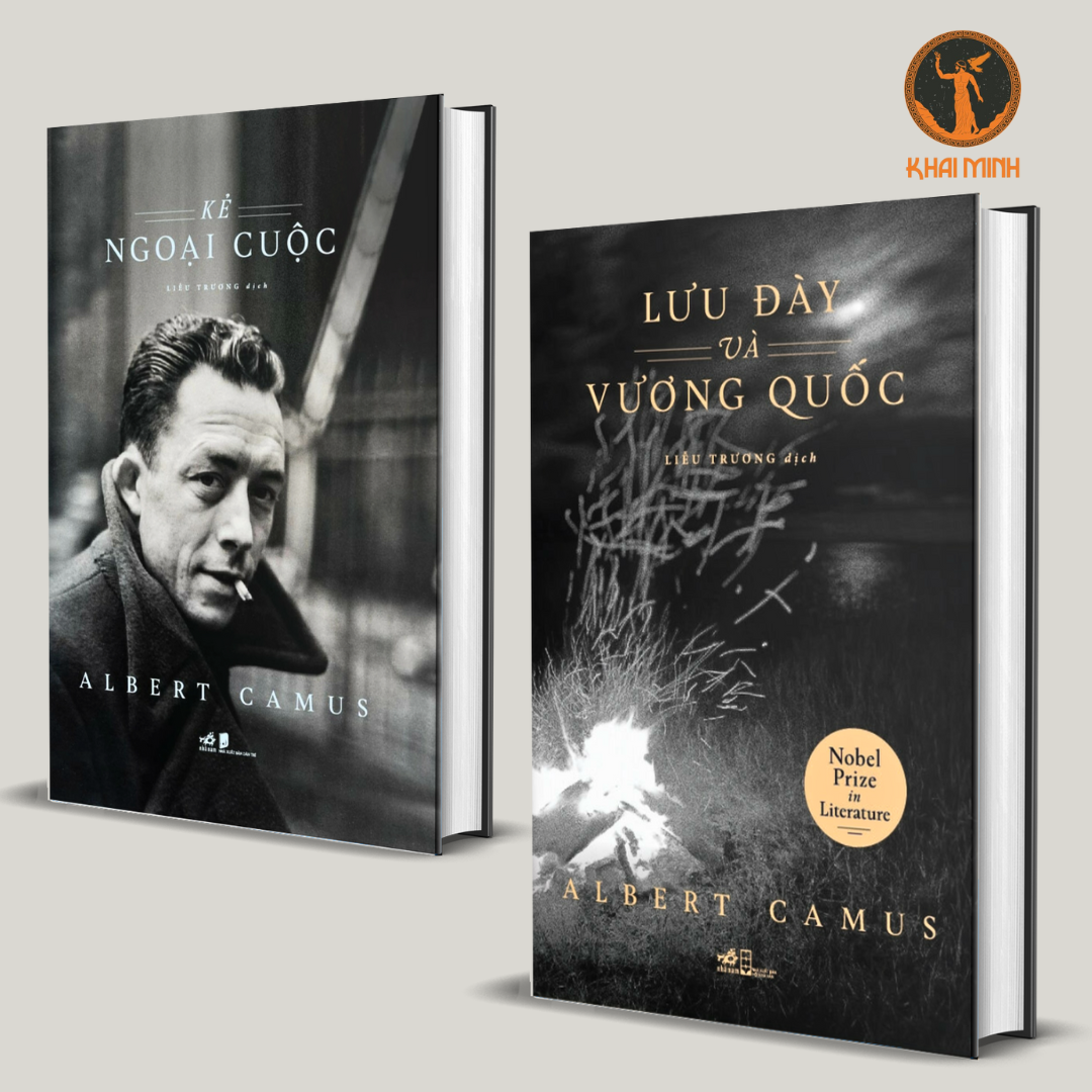 KẺ NGOẠI CUỘC - LƯU ĐÀY VÀ VƯƠNG QUỐC -  Albert Camus - (bộ 2 cuốn, bìa cứng)