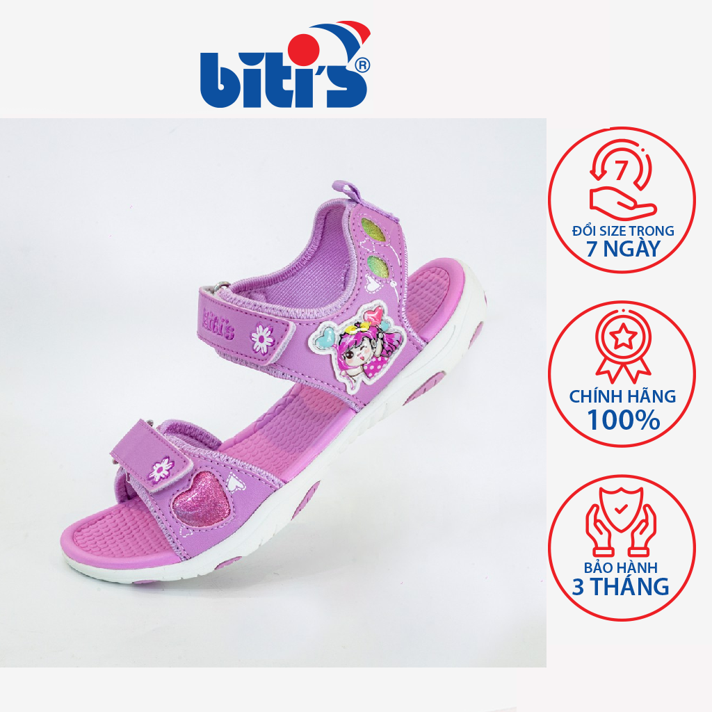 Sandal Cao Su Bé Gái Biti's DRG002400