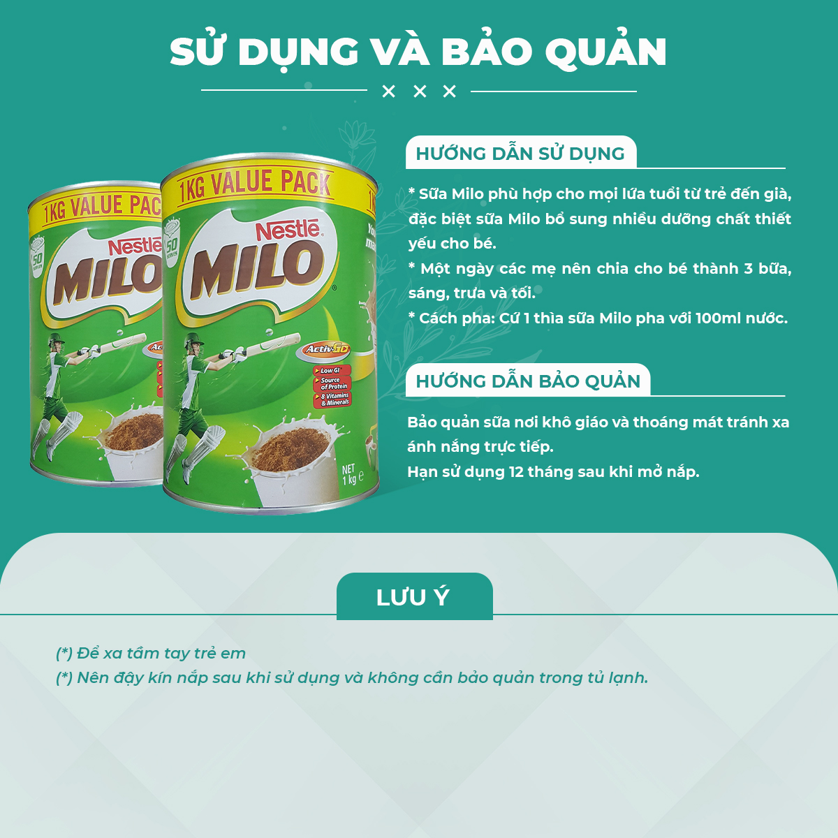 Sữa bột Nestlé Milo Australia giúp bé phát triển chiều cao và cân năng, thông minh và sáng tạo năng động vượt trội - QuaTangMe Extaste