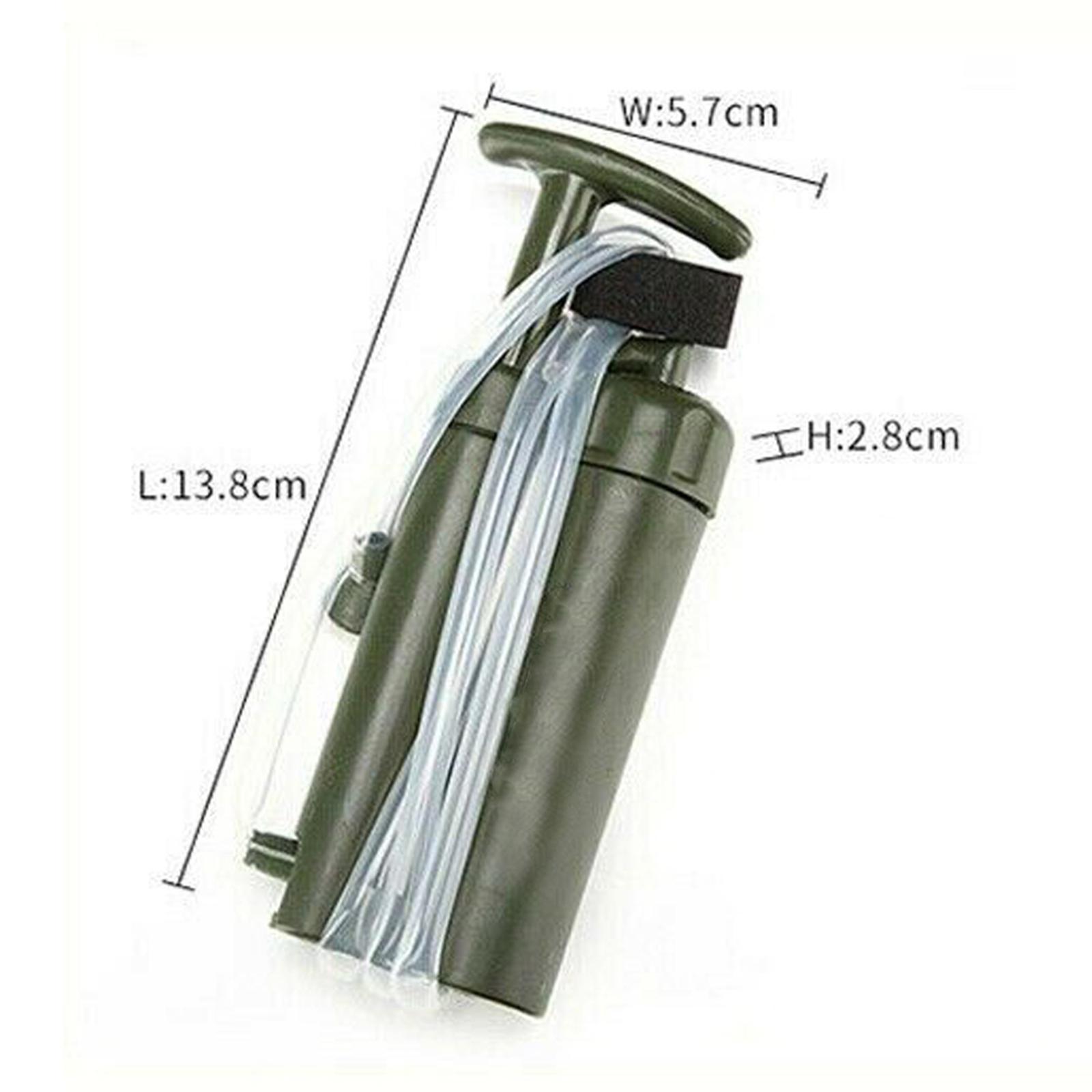 Outdoor Water Purifier Ultra Filter Pump Hiking Emergency Water Purification Kit