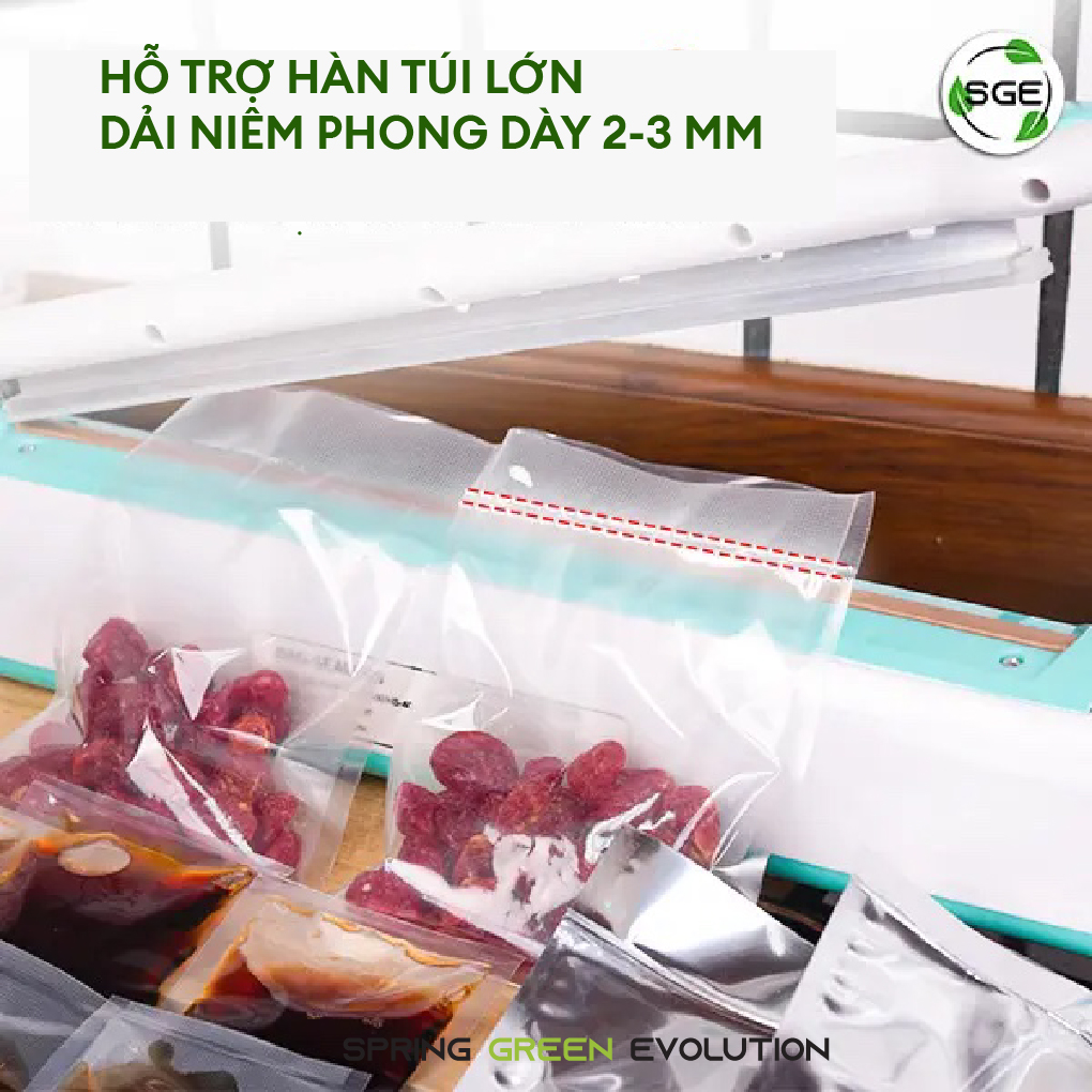 Máy Hàn Túi Cầm Tay SGE HS-W2mm Hàn Tốc Độ Cao , Bền Đẹp Nhỏ Gọn. Có 3 Size Đường Hàn 20cm 30cm 40cm Hàng nhập khẩu SGE