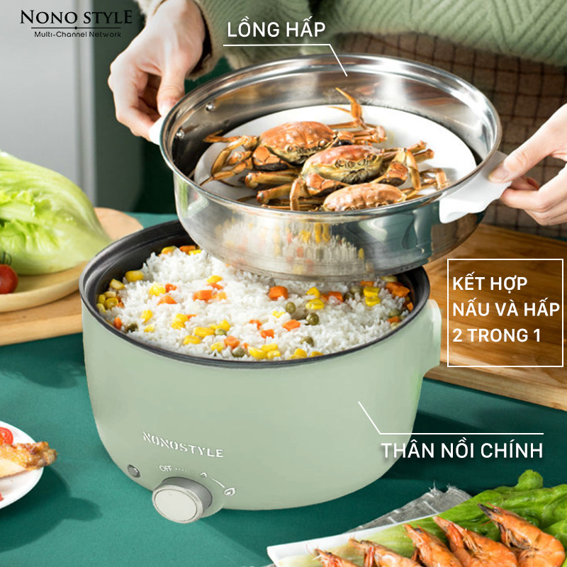 Nồi Điện Đa Năng Nonostyle (5L) - Hàng Chính Hãng