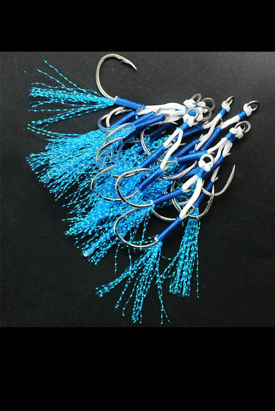 Lưỡi Jig câu biển tua xanh dương
