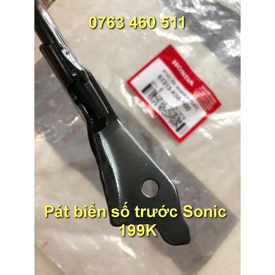 Pát biển số trước Sonic