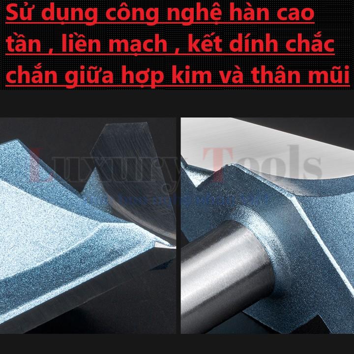 Mũi soi mộng mòi_Mũi cắt mộng chữ V_Mũi phay rãnh vát CNC 90 độ